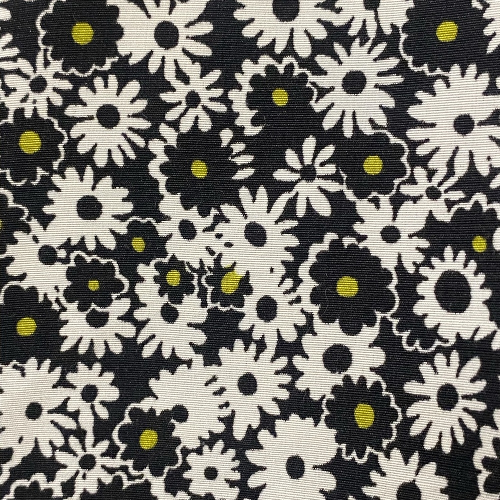 Levi's Black and White Floral Puff Long Sleeve Front Tie Blouse Size XL - Picture 6 of 16